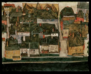A kisváros IV (festmény vászonra)