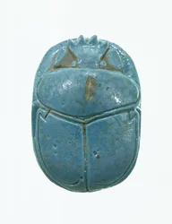 III. Amenhotep és Tiye királynő házassága, Új Királyság (mázas fajansz)