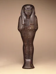Maya Shawabti, Új Királyság, ie 1390-1353 (fa, festék és üveg)