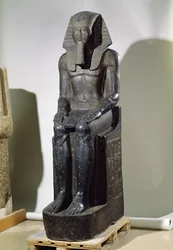 III. Amenophis szobra (i.e. 1391-1353) Tanisból, Újbirodalomból (diorit)
