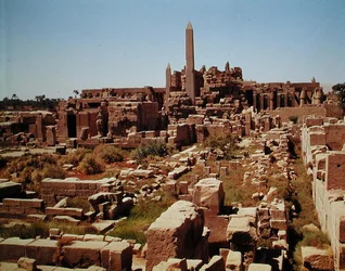 Kilátás az Amun-templomra, Új Királyság