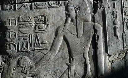 Dombormű, Luxori templom, Luxor, Théba (UNESCO Világörökség része)