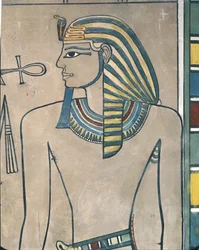 Egyiptom, Ókori Théba, Királyok Völgye, III. Amenhotep fáraó falfestménye