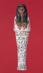 Shabti figura, New Kingdom (festett fa)
