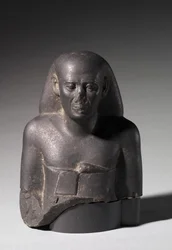 Ankh-Hor mellszobra, késői időszak, ie 525-404