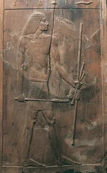 Elhunytat ábrázoló tábla Hesira sírjából, Szakkara, Egyiptom, Óbirodalom, III. dinasztia, i. e. 2650-2150