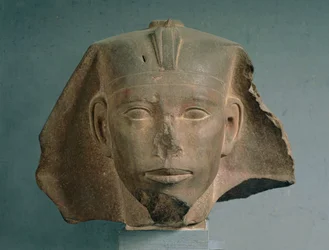 Djedefre király feje, Abu Roashból, Óbirodalomból, Kr.e. 2565-2558 körül (kvarcit) (lásd még: 50746)