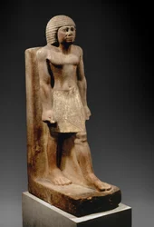 Vágófigura, c. i.e. 2575–2465 (festett kvarcit)