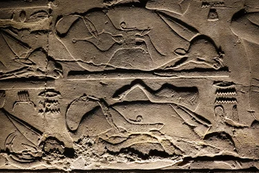 Luxori templom: Luxor: Feláldozott tehenek (dombormű)