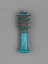 Djed amulett (cserép)