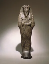 Senkamanseken Ushabti, Etiópiából (szürke mészkő)