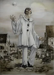 Melankolikus Pierrot-buborék
