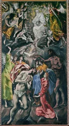 Krisztus megkeresztelése (festmény vászonra)