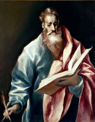 Apotre Szent Máté. Domenikos Theotokopoulos dit El Greco festménye (1540-1614)