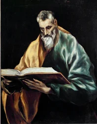 Szent Simon apotre. Domenikos Theotokopoulos dit El Greco festménye (1540-1614)