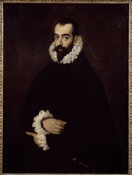 Benavente hercegének feltételezett portréja Domenikos Theotokopoulos dit El Greco festménye (1541-1614)