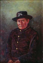 Geronimo főnök (olaj, vászon)