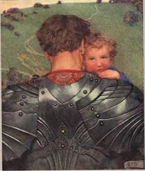 Egy édes altatódal, illusztráció a "The Book of Old English Songs and Ballads"-ból