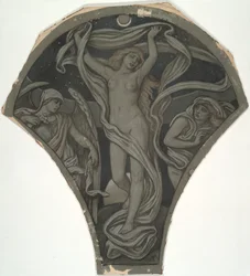 Rajzfilm Lunának, a Huntington mennyezetre vonatkozó hatvan tanulmányból (1926.80)