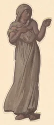 Tanulmány görög lányok fürdőzéséhez, c. 1872.