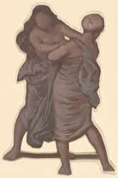 Tanulmány görög lányok fürdőzéséhez, c. 1872.