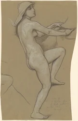 Tanulmány a csillagokban gyülekező sorsokhoz, c. 1884-1887.