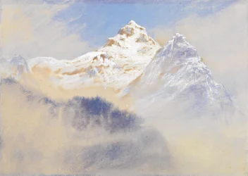 Mountain View: Terglon Alpok Lengenfeld Carniola közelében, Ausztriában