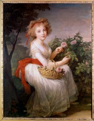 Marie-Christine de Bourbon portréja