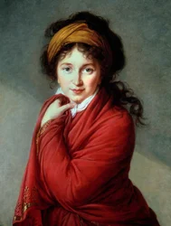 Nathalie Golovine grófnő (Varvara Nikolaevna Golovina) (1724-1767) portréja, 19. század, magángyűjtemény