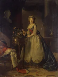 Erzsébet Alekszejevna császárné, Lujza badeni hercegnő portréja 1779-1826, 1795