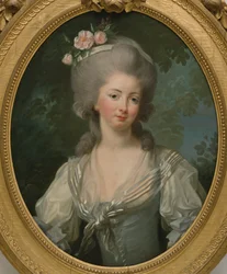 Ernestine-Frederique, Croy hercegnő portréja.