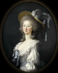 Savoyai Marie Louise (1749-1792), Lamballe hercegnőjének portréja