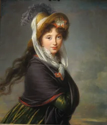 Irina Ivanovna Voroncova hercegnő portréja, született Izmajlova 1768-1848, kb. 1797
