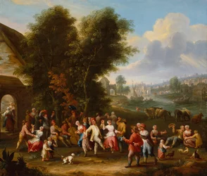 A Village Kermesse (olaj, vászon)