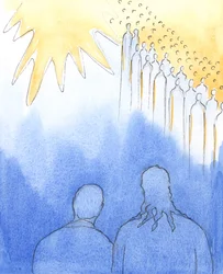 Krisztus velünk van, amikor tiszteljük szentjeit, 2003 (papíron)