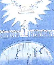 Krisztus azt mondta nekem, hogy az üzenete egyszerű: Minden a szerelemről szól, 2004 (papíron nélkül)