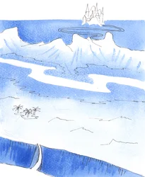 Krisztus minden barátjának meg kell tennie egy utat, mielőtt a mennybe juthat, 2005 (akvarell, papír)