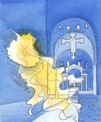 Isten olyan hatalmas és szent, mintha összezúzna minket dicsőségével, ha engedné, hogy lángoló szeretete elárasztson bennünket, amikor felkészületlenek vagyunk, 2003 (papíron)
