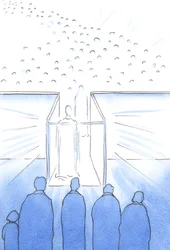 A tabernákulum olyan, mint egy mennybe vezető folyosó, ahol találkozhatunk Krisztussal és szentjeivel, és felkészülhetünk a mennybe az élet végén, 2002 (papíron nem)