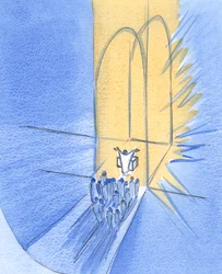 Minket, akik az oltár előtt állunk, maga Isten gyűjtött ide. Az Ő dicsőséges barátságában élünk, Krisztus közöttünk, 2002 (papíron nélkül)