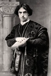 John Martin Harvey 1863-1944, angol színész, 1907.