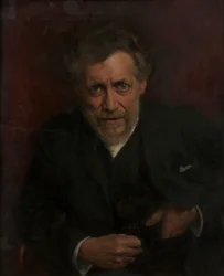 Edmund von Hellmer professzor portréja