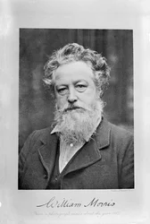 William Morris portréja, 1887 körül.