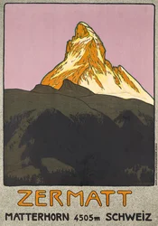 Zermatt, Svájc reklámplakátja