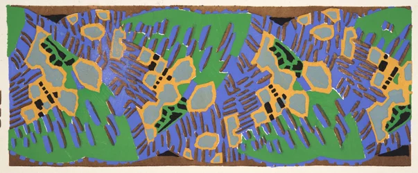 Részlet a 19. tábláról Rovarok, kocsma. 1930-as évek (pochoir print)