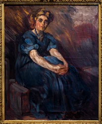 Stephanie Van Parys ülő portréja, 1905 körül (Olaj, vászon)