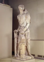 Ékesszólás, modell Carlos Maria de Alvear tábornok (1788-1852) emlékművéhez (gipsz)