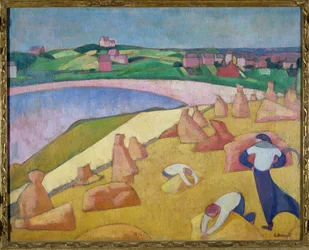 Szüreti idő a tengerparton, 1891