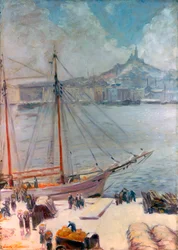 Marseille rakpart, 1929