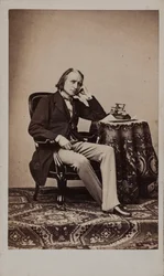 Liszt Ferenc zeneszerző portréja 1811-1886.